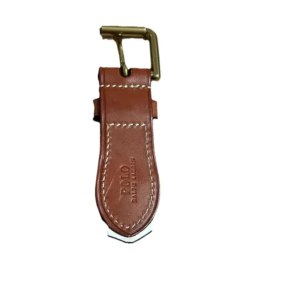 Polo Ralph Lauren Belt Surcingle‎ Boys Leather Roller Buckle Blue 25 H88
